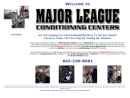 Major League Conditioning Centers's Website