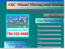 ABC Miami Moving and Storage's Website