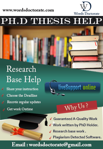 PhD Research and Thesis Help