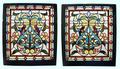 Pair of Stained Glass Windows