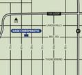graphic of map to Gage Chiropractic