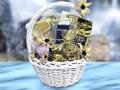 Lovely in Lavender Wedding Basket (Petite)