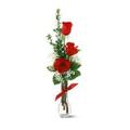 Three Roses in a Bud Vase 821