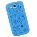 Lovely Magic Girl Hard Case Cover for Samsung Galaxy S3 I9300 - Blue