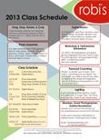 Robi's 2012 Class Calendar