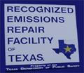 Recognized Emissions Repair Facility - we're proud to earn the rating!