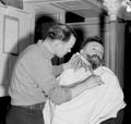 A shave in the royal Navy