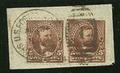 Sc. 223  F-VF pair tied on piece with 1894  SHANGHAI cancel    $95.00