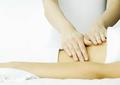 woman receving abdominal massage