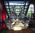Year of the Rabbit ice sculpture at a wedding in Jackson, MS