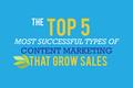 The Top 5 Most Successful Types of Content Marketing That Grow Sales
