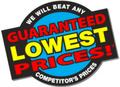 Guaranteed Lowest Prices!