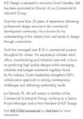 KZF Design is pleased to announce Scott Csendes,  AIA has been promoted to Director of our Commercial 