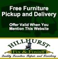 Free Furniture Pick up and Delivery, Offer Valid When You Mention this Website