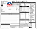 HVAC Service Order and Invoice