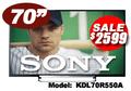 Featured Item Sony 70 inch KDL70R550A for $2699