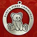 Woodbury Pewter Baby's First Christmas Ornament