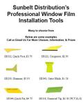 Window Tint Application Tools