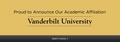 Baptist is proud to announce our academic affiliation with Vanderbilt University