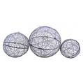 Wire Cage Orbs, Set of 3