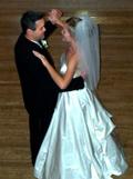 Our students Heather and Tim dancing foxtrot on their 1st dance.
