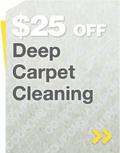 $25 off deep cleaning