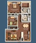 Maple Luxury Apartments Floor Plan Image - Absolute Property