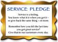 Service Pledge
