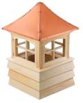 guilford cupola...pagoda style copper roof and shiplap base