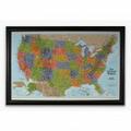 Lightravels   United States Explorer Map (Blue Ocean)