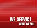 We Service What We Sell