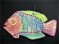 Clay fish by NeoArtSchool student
