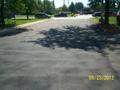 Main drive lane asphalt surface patching repairs