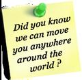  Move anywhere around the world - International Moving
