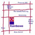 Rainbows location map