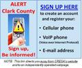 Alert Clark County Sign Up