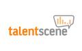 Talentscene provides a central location for entertainers and performers to post videos, information, and profiles for others to review, scout, or hire. The logo development encompasses the online social media 