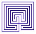 cretan square labyrinth