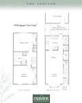 The Addison floor plan with 2 bedrooms and 1,050 square feet