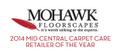 2014 - Mohawk Floorscapes Mid-Central Carpet Care Retailer Of the Year