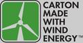Carton Made With Wind Energy logo