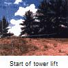 Start of tower lift
