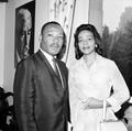 Dr. Martin Luther King Jr. and his wife Coretta in December 1964. They are preparing to depart for Oslo, Norway, to receive the Nobel Peace Prize.