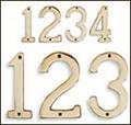 Solid Brass 5in. House Number - #0 - 646-0