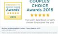 Wedding Wire Award 2015 - All Party Starz selected as 2015 Couples Choice