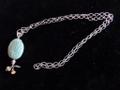 Long Turquoise Drop Necklace