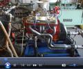Sample video of an engine on the Fast Track stand, with mufflers attached.
