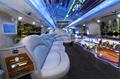 Stereo And Bar In Hummer Stretch Limousine