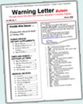 Warning Letters