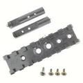 3 Inch Picatinny Rail with 1 Inch Offset - Mounts to 3/8 Rail